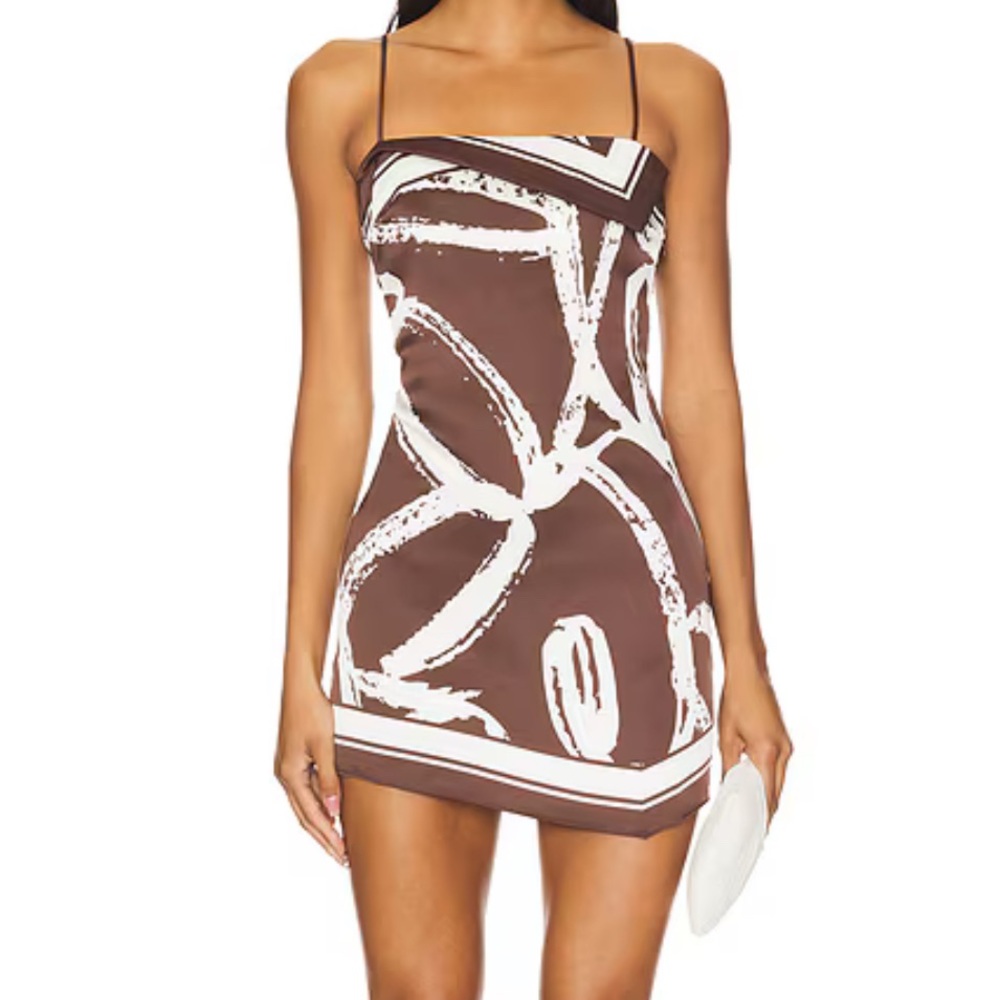 SER.O.YA Leilani Satin Dress Mini Dress